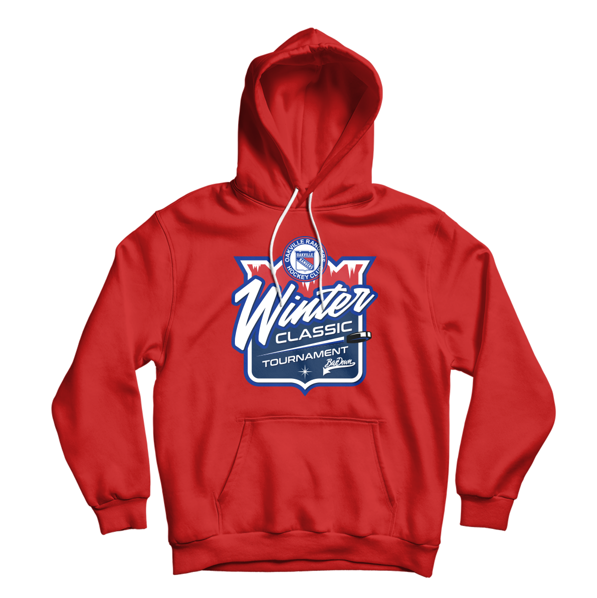 Oakville Rangers Winter Classic Hoodie- Red - GoBardown