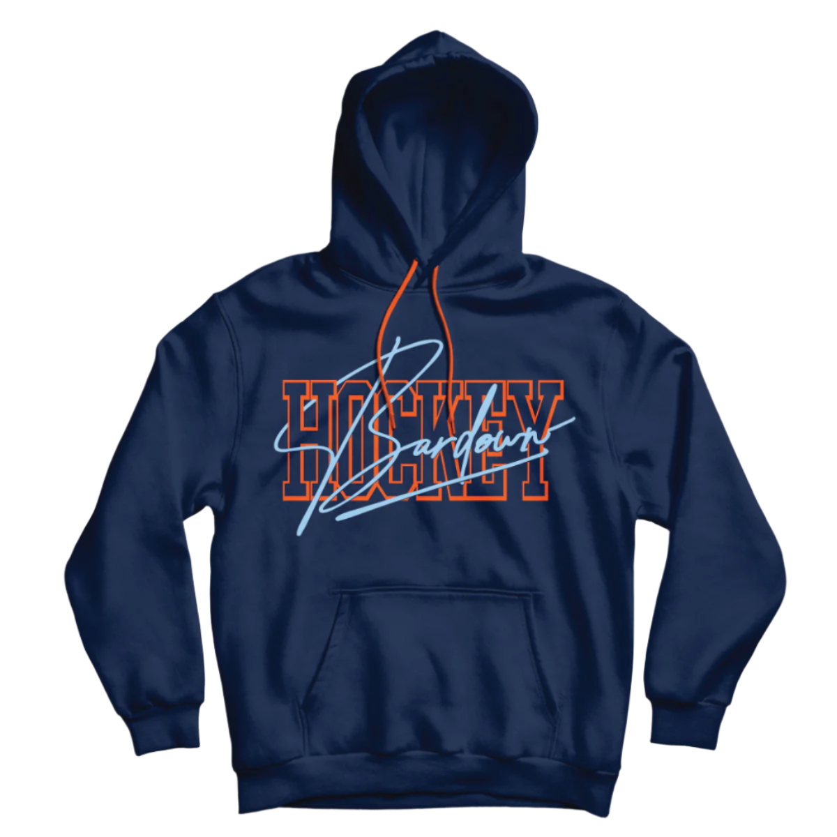 Hockey Script Hoodie - GoBardown
