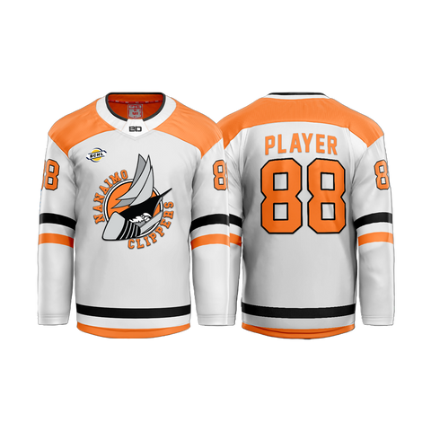 Nanaimo Clippers Custom Away Jersey