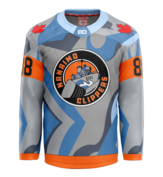 Nanaimo Clippers Custom nosegay Grey