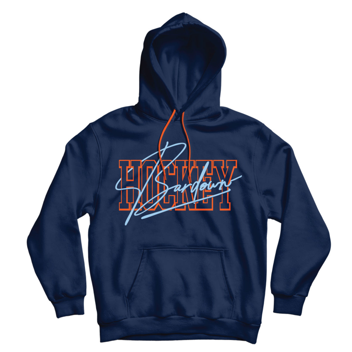 Hockey Hooded Sweatshirt - USA Hockey (Back Design) | Black, YL, Unisex | ChalkTalkSPORTS